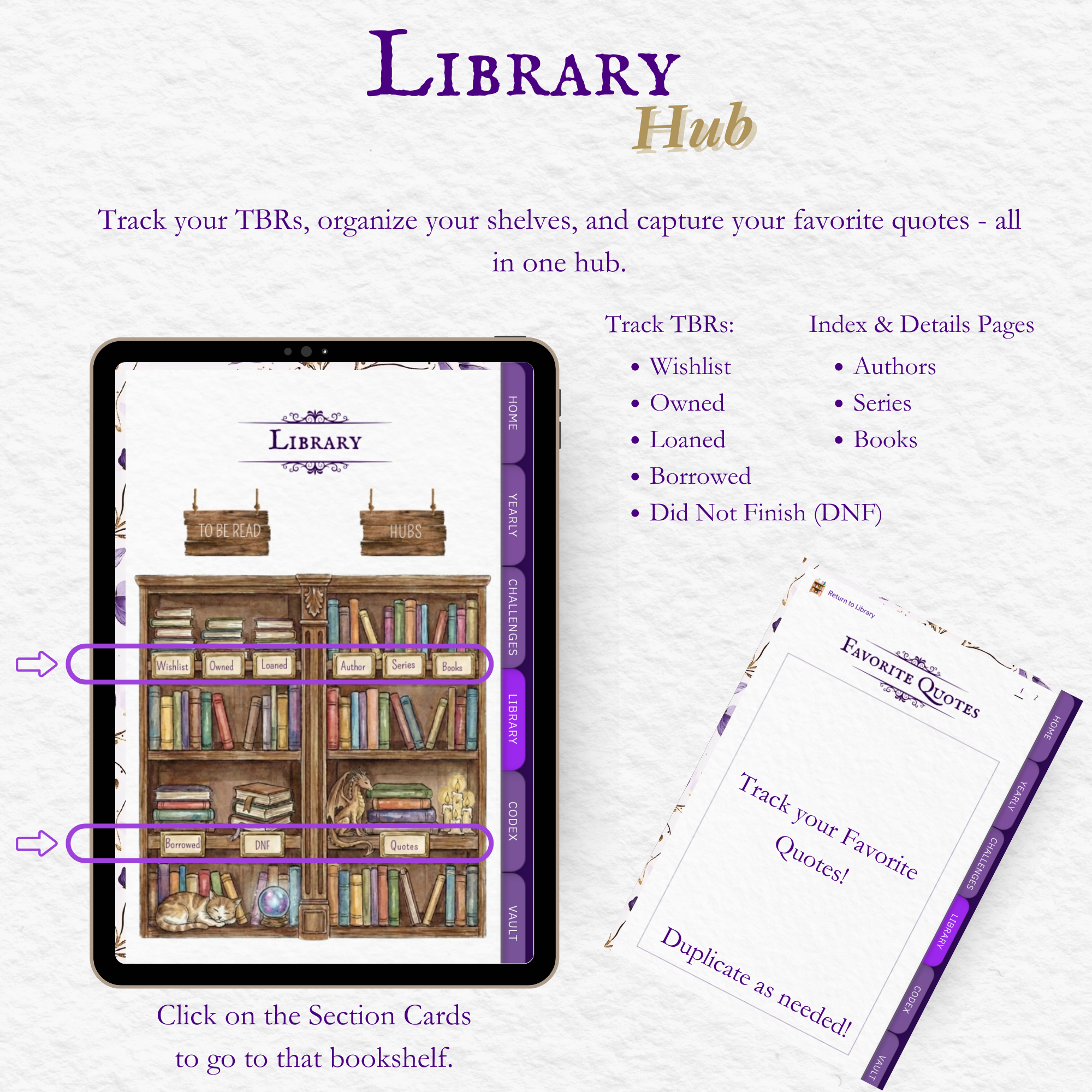 The Romantasy Codex: Yearly Digital Reading Journal