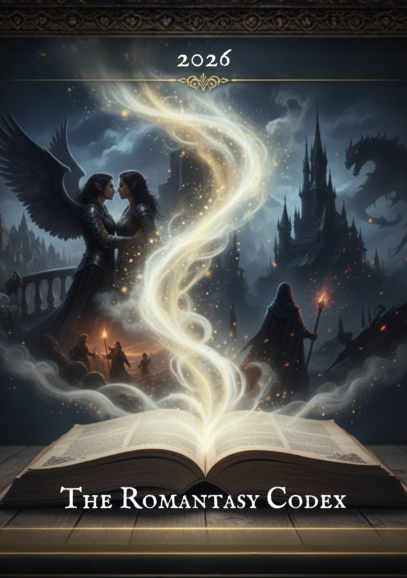 The Romantasy Codex: Yearly Digital Book Planner